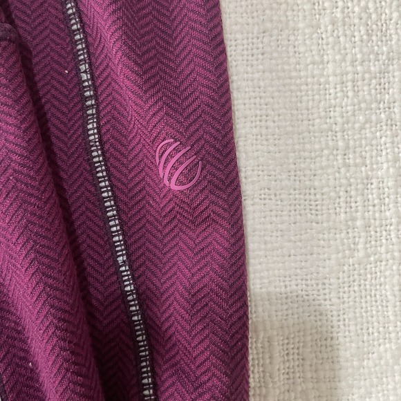 Title Nine leggings Pants Purple Herringbone Women's Small Activewear  Gym - Picture 8 of 9